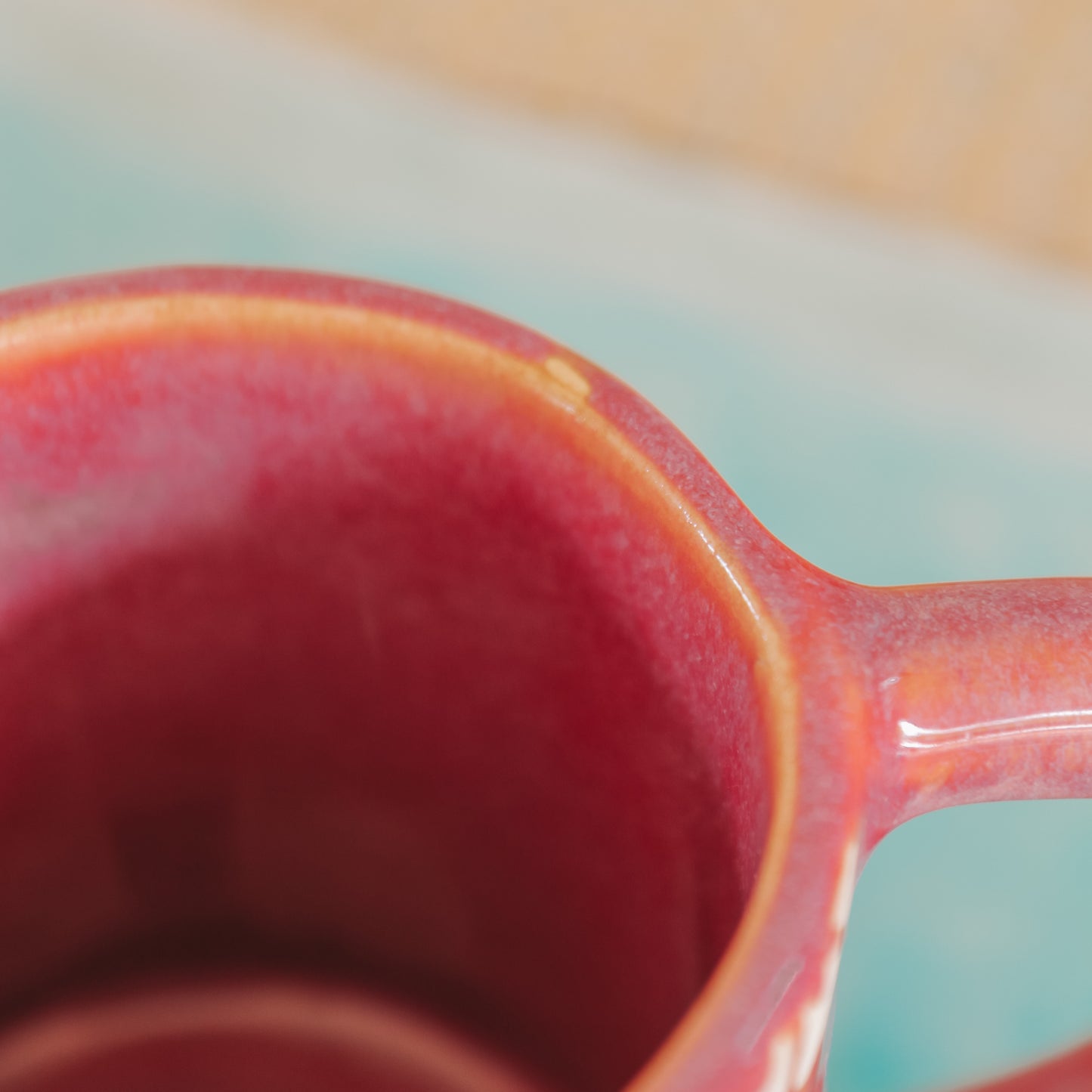 Hibiscus Print Mug | 14oz Passionfruit