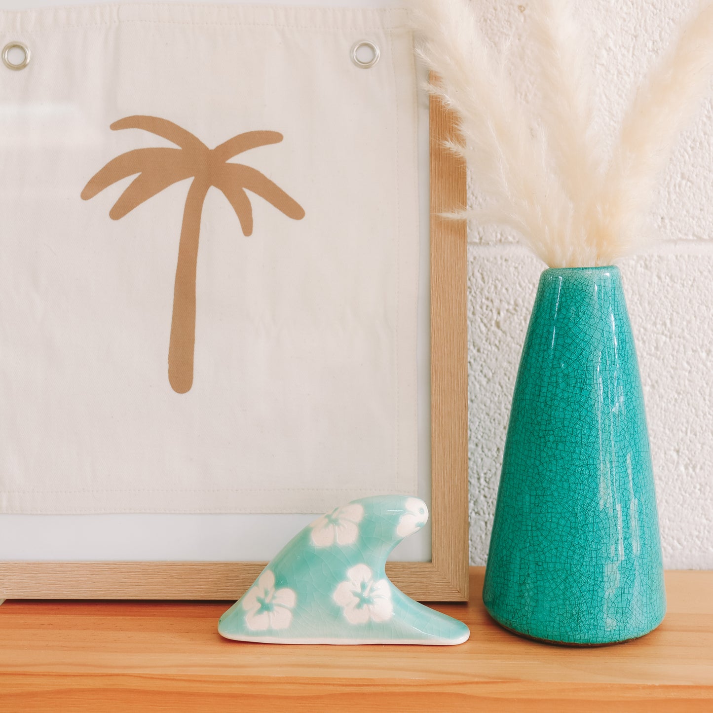 Clean Wave Hibiscus Print | Water