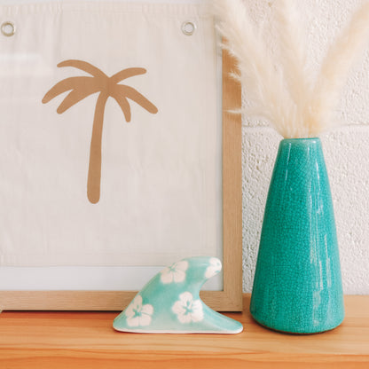 Clean Wave Hibiscus Print | Water