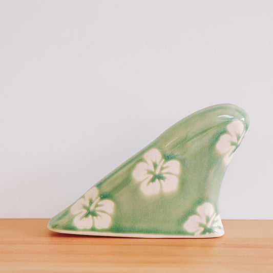 Upright Fin Hibiscus Print | Seaweed - *Discounted*