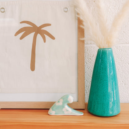 Small Wave Hibiscus Print | Water