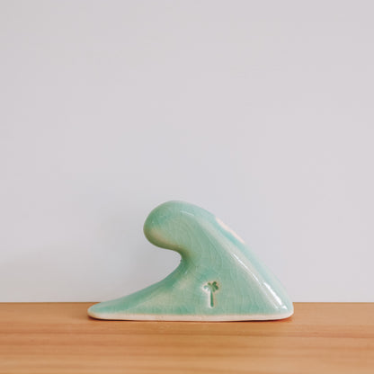 Small Wave Hibiscus Print | Water