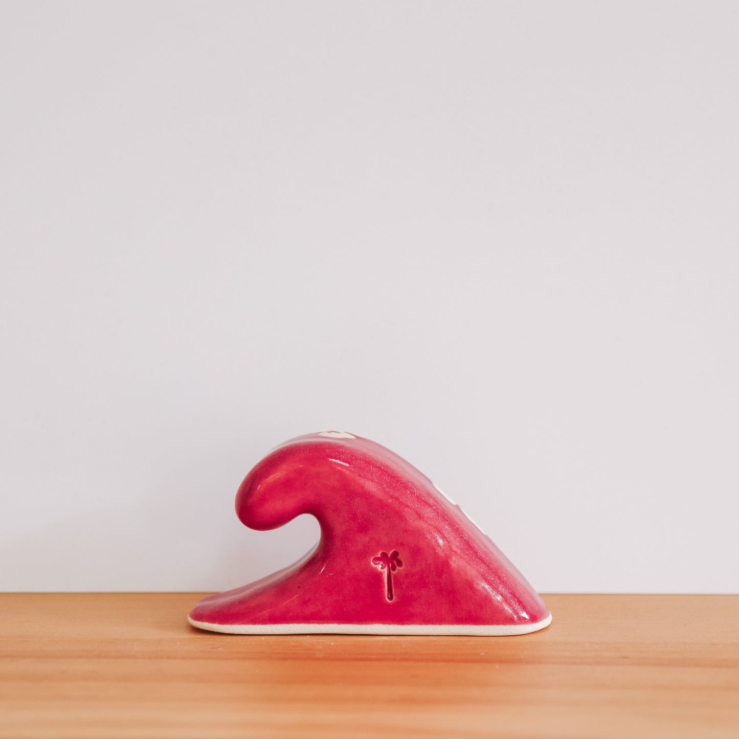Small Wave Hibiscus Print | Pomegranate