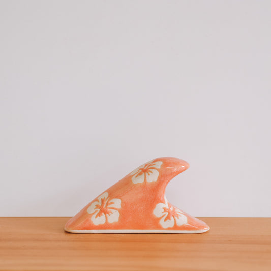 Small Wave Hibiscus Print | Sunset