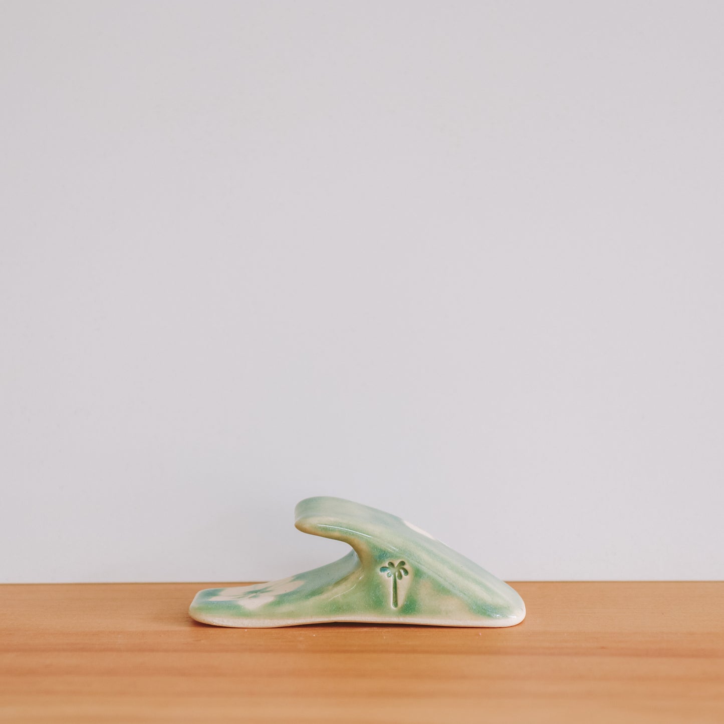 Mini Wave Hibiscus Print | Seaweed