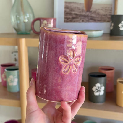 Cowrie Flower Takeaway Cup | 16oz Passionfruit
