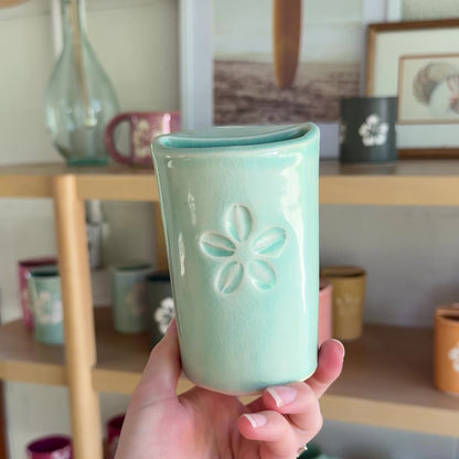 Cowrie Flower Takeaway Cup | 12oz Water