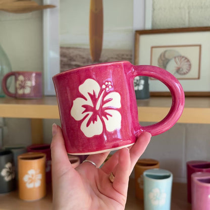 Hibiscus Mug | 14oz Pomegranate