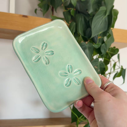 Cowrie Flower Tray | Water