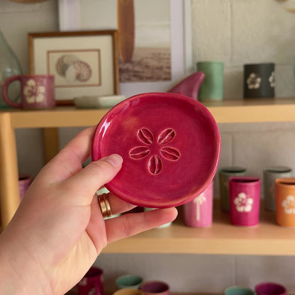 Cowrie Flower Small Dish | Pomegranate