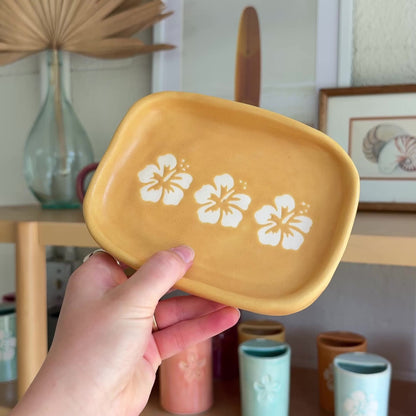 Small Triple Hibiscus Dish | Island Sun