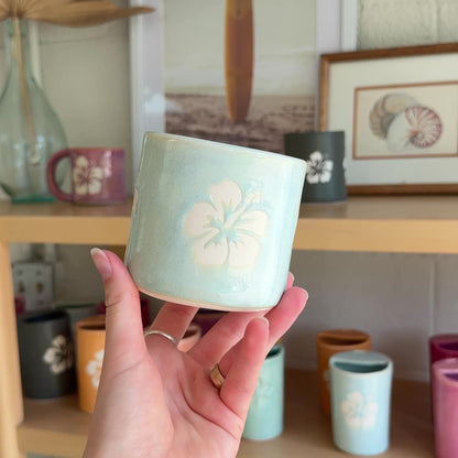 Hibiscus Cup | 10oz Sea Foam