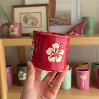 Hibiscus Cup | 10oz Pomegranate - *Discounted*