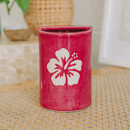 Hibiscus Takeaway Cup | 16oz Pomegranate