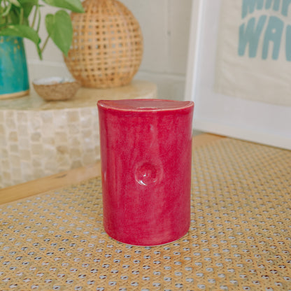 Hibiscus Takeaway Cup | 16oz Pomegranate