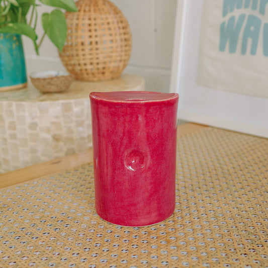 Hibiscus Takeaway Cup | 16oz Pomegranate