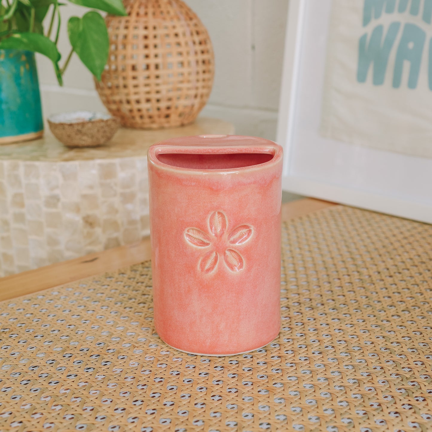 Cowrie Flower Takeaway Cup | 16oz Sunset