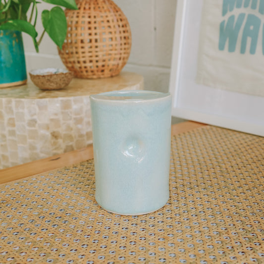 Hibiscus Takeaway Cup | 16oz Sea Foam