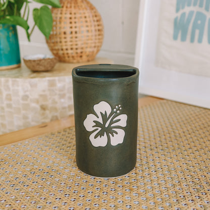 Hibiscus Takeaway Cup | 16oz Bark Brown