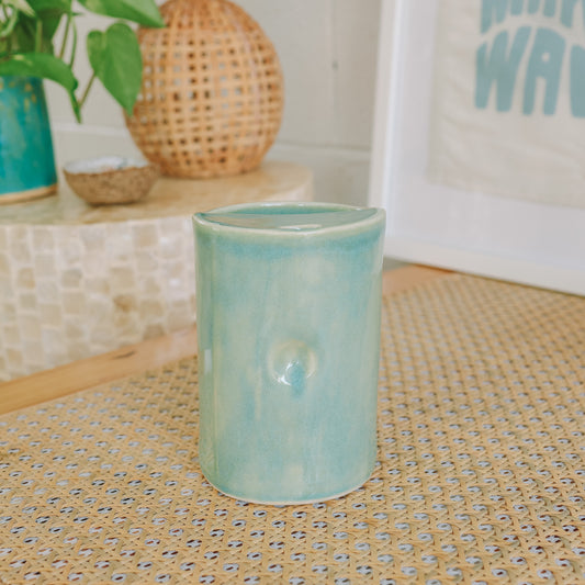 Hibiscus Takeaway Cup | 16oz Wave Blue