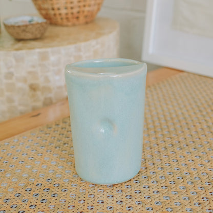 Hibiscus Takeaway Cup | 12oz Sea Foam