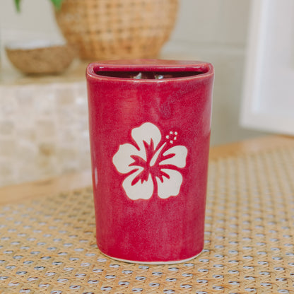 Hibiscus Takeaway Cup | 12oz Pomegranate
