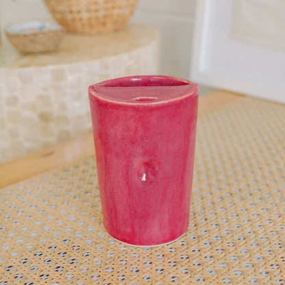 Hibiscus Takeaway Cup | 12oz Pomegranate