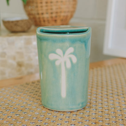 Palm Takeaway Cup | 12oz Wave Blue