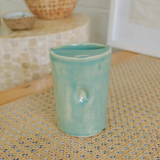 Palm Takeaway Cup | 12oz Wave Blue