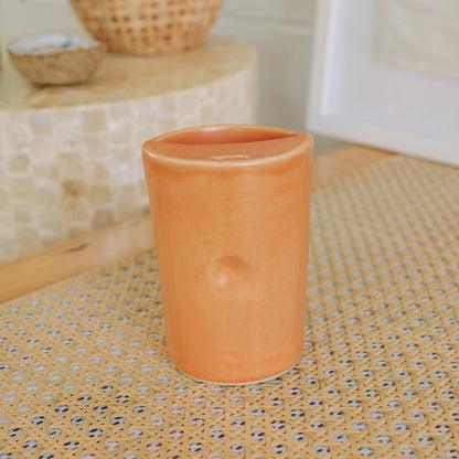 Hibiscus Takeaway Cup | 12oz Tangerine