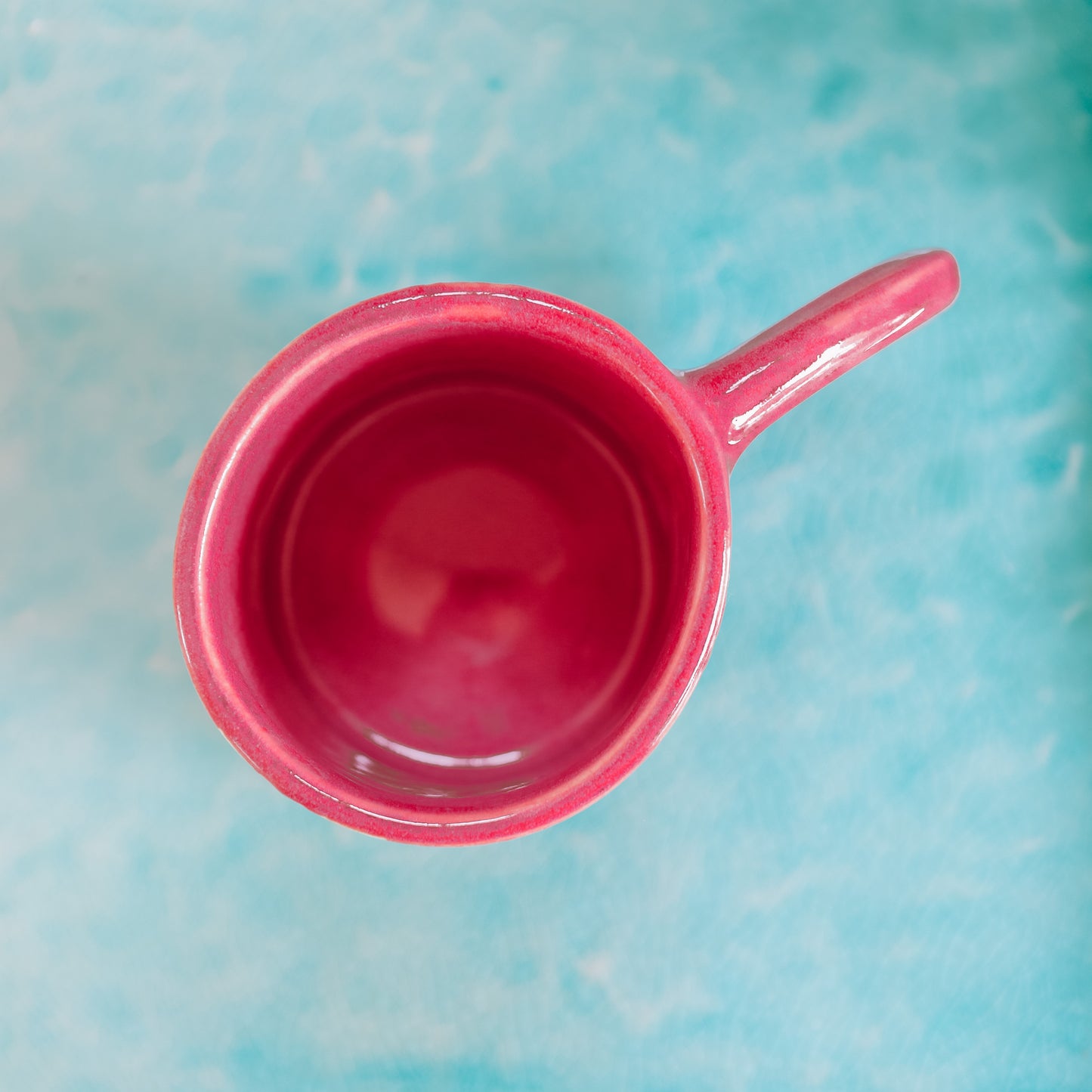 Hibiscus Print Mug | 14oz Pomegranate