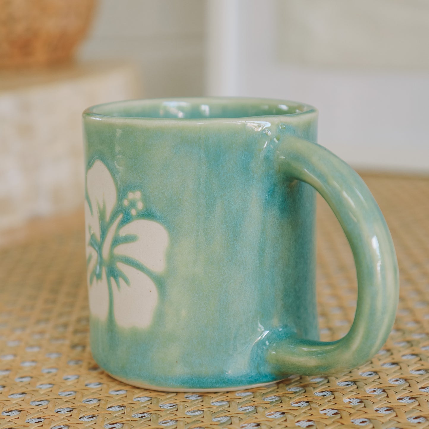 Hibiscus Mug | 14oz Wave Blue - *Discounted*