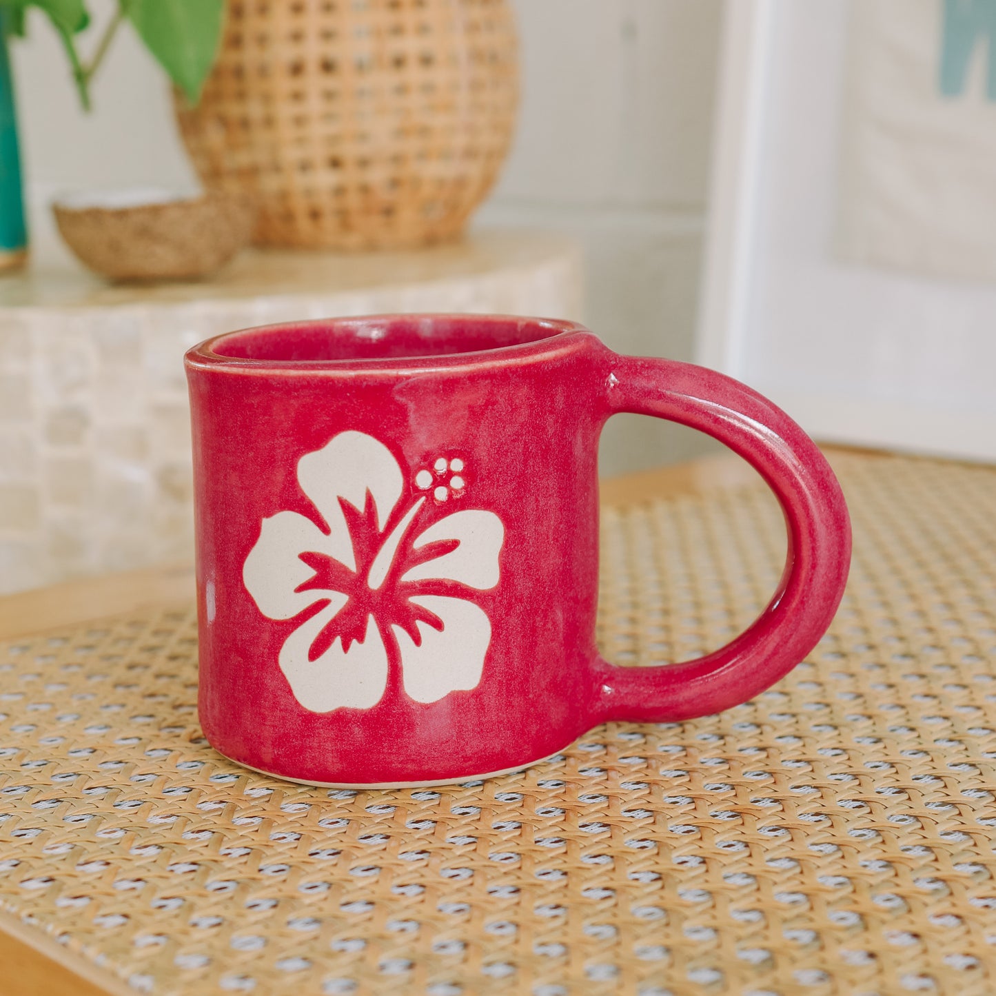 Hibiscus Mug | 14oz Pomegranate
