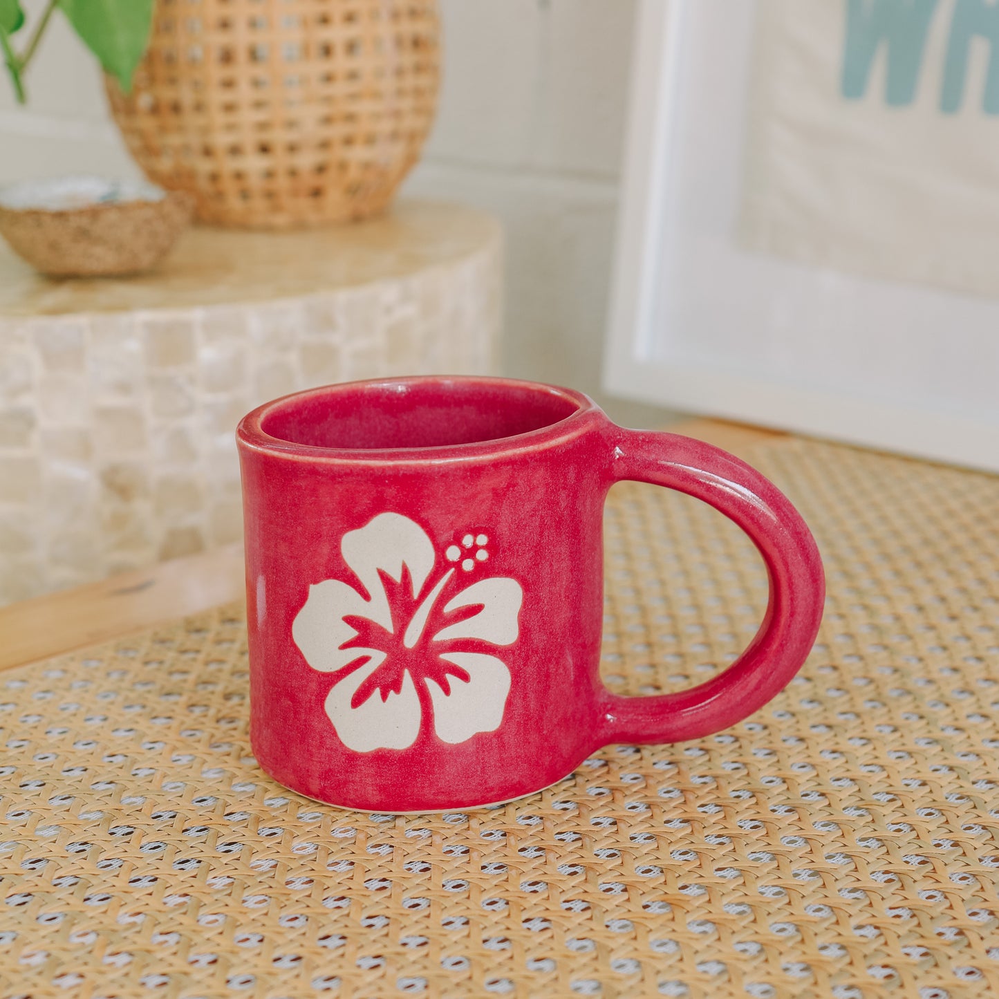 Hibiscus Mug | 14oz Pomegranate